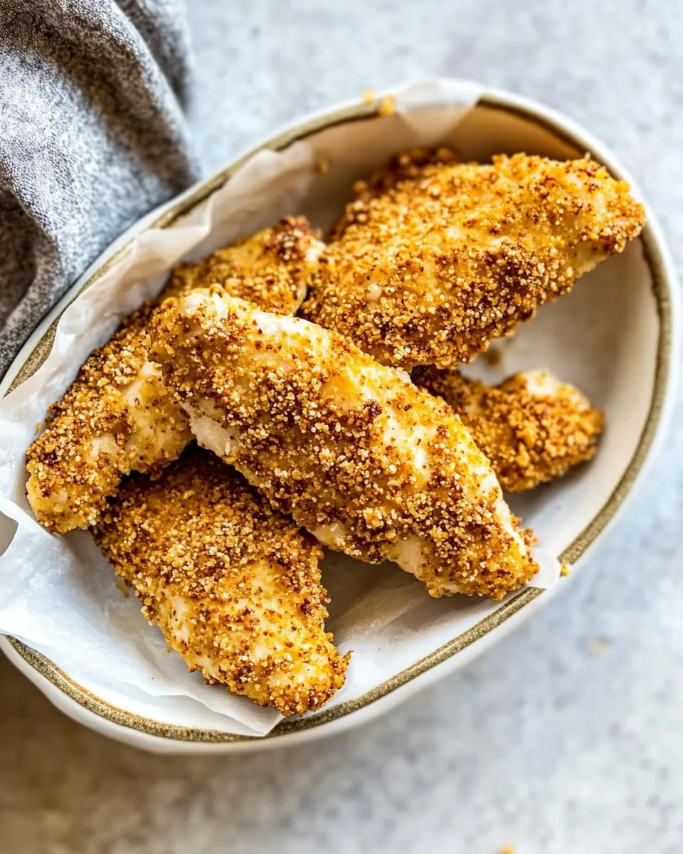 Pretzel Crusted Chicken Tenders