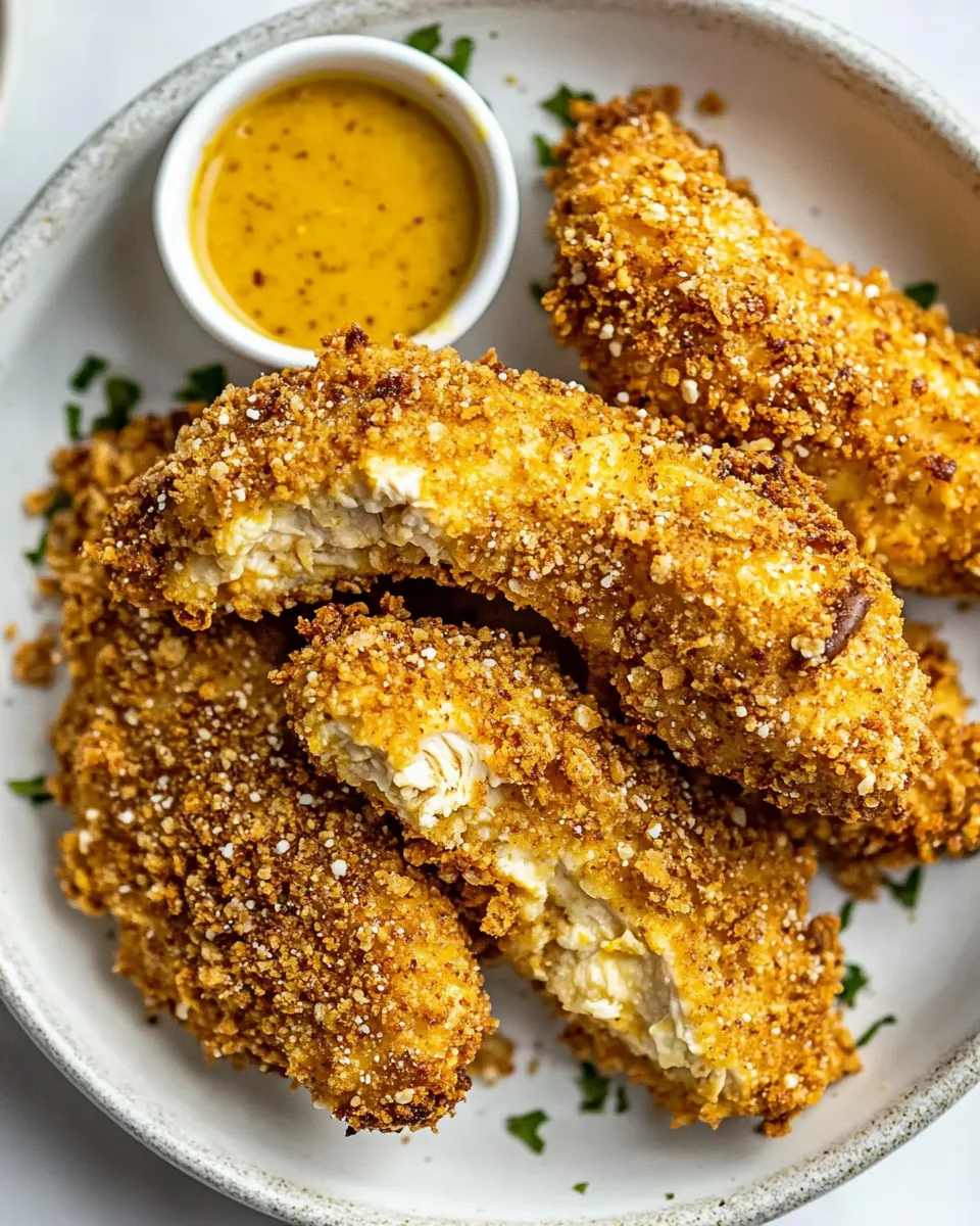 Pretzel Crusted Chicken Tenders