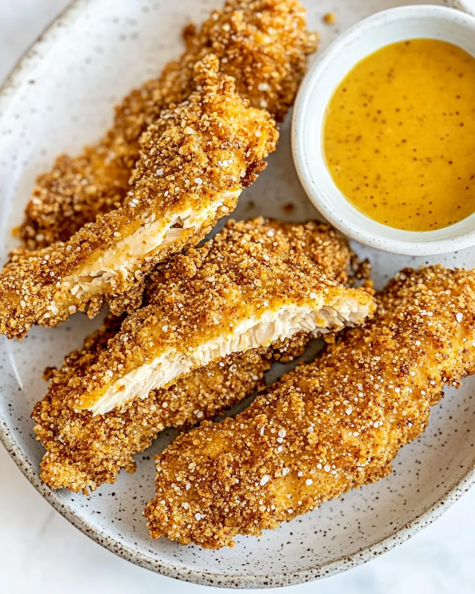 Pretzel Crusted Chicken Tenders