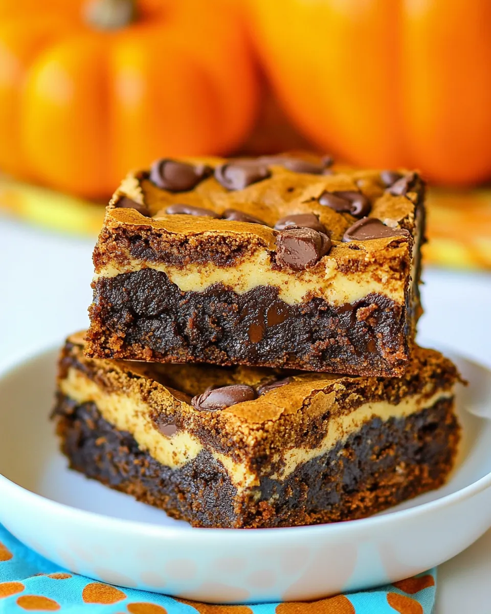 Pumpkin Brownies