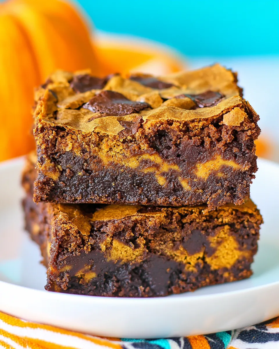 Pumpkin Brownies