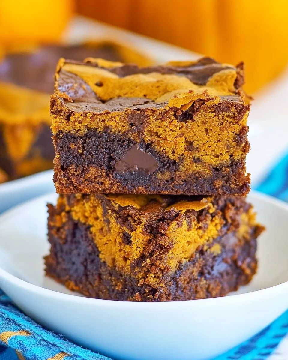Pumpkin Brownies