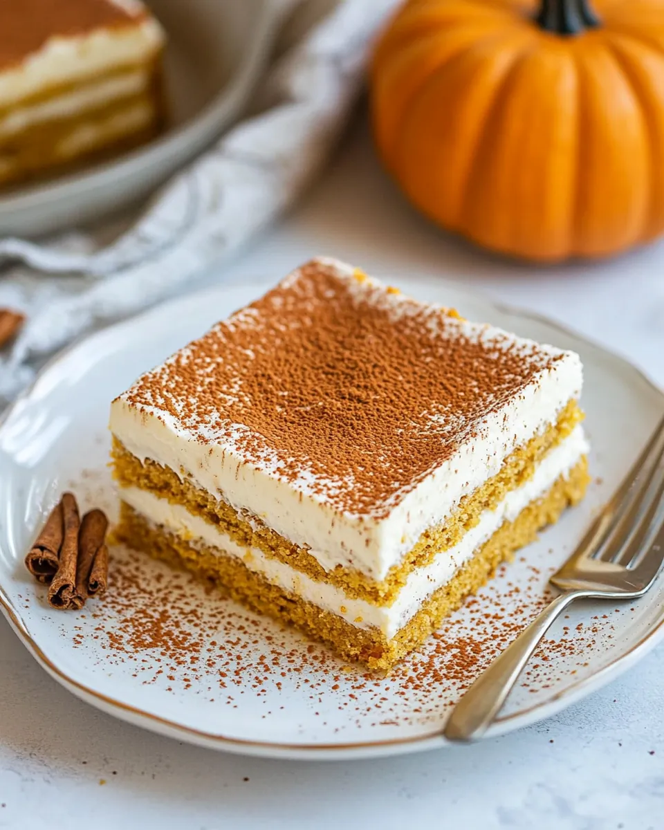 Pumpkin Eclair Cake