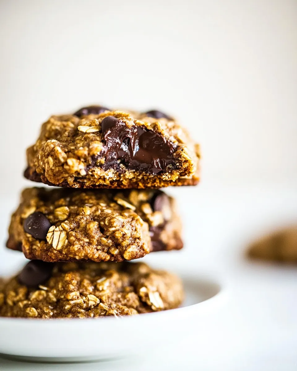 Pumpkin Oatmeal Chocolate Chip Cookies