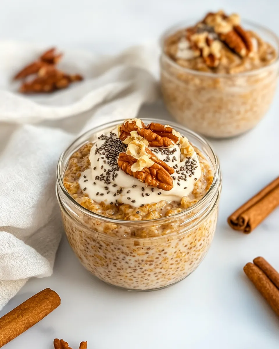 Pumpkin Pie Overnight Oats