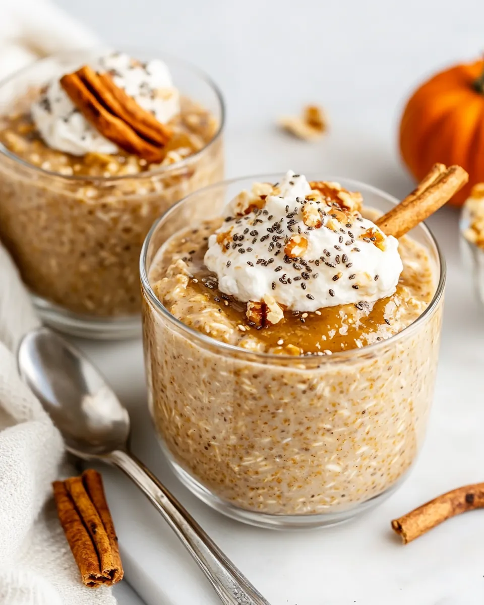 Pumpkin Pie Overnight Oats