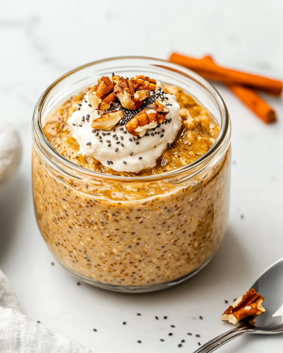 Pumpkin Pie Overnight Oats
