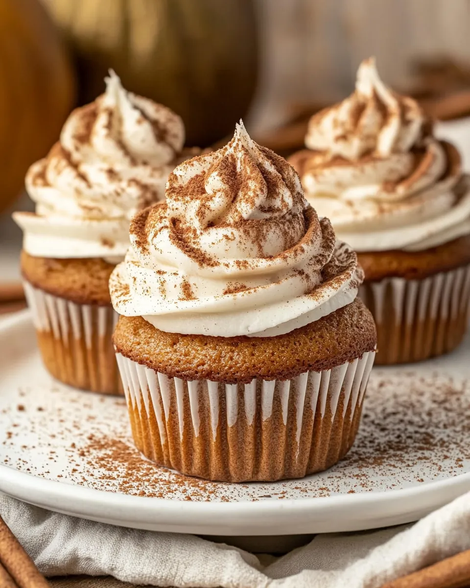 Pumpkin Spice Cupcakes