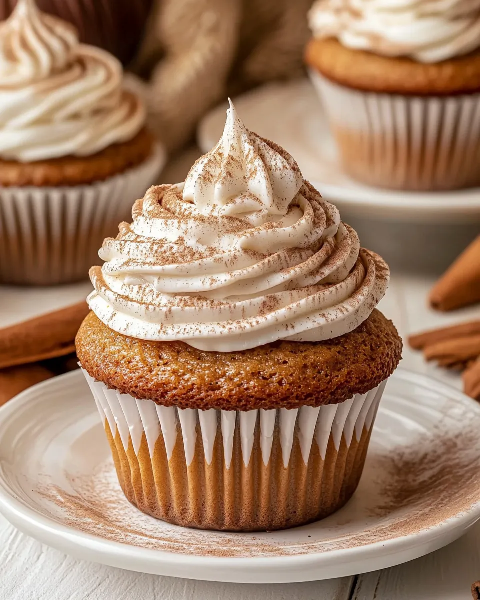 Pumpkin Spice Cupcakes