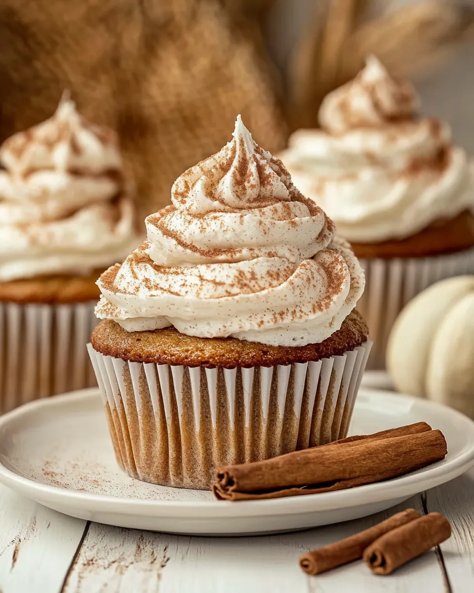 Pumpkin Spice Cupcakes