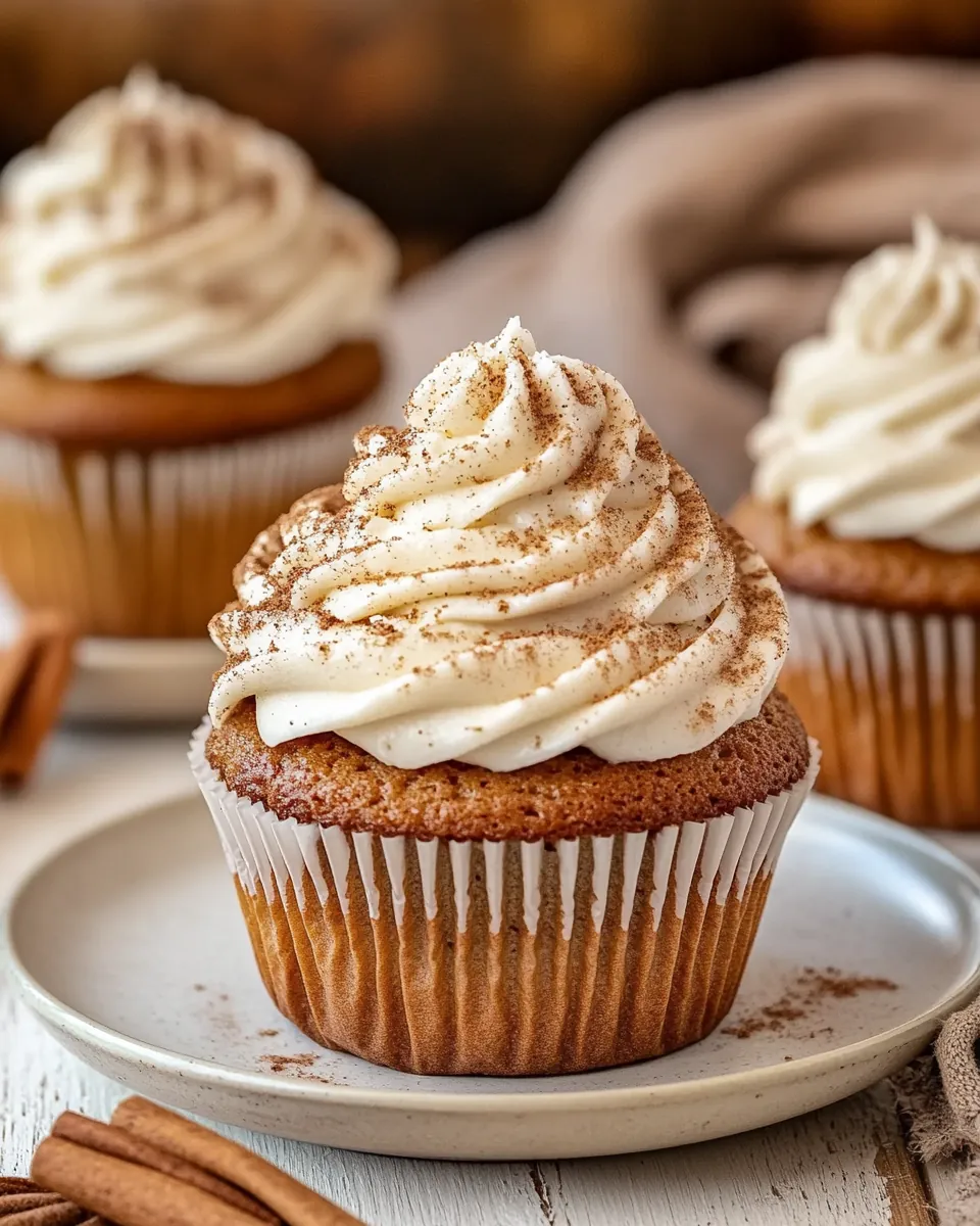 Pumpkin Spice Cupcakes