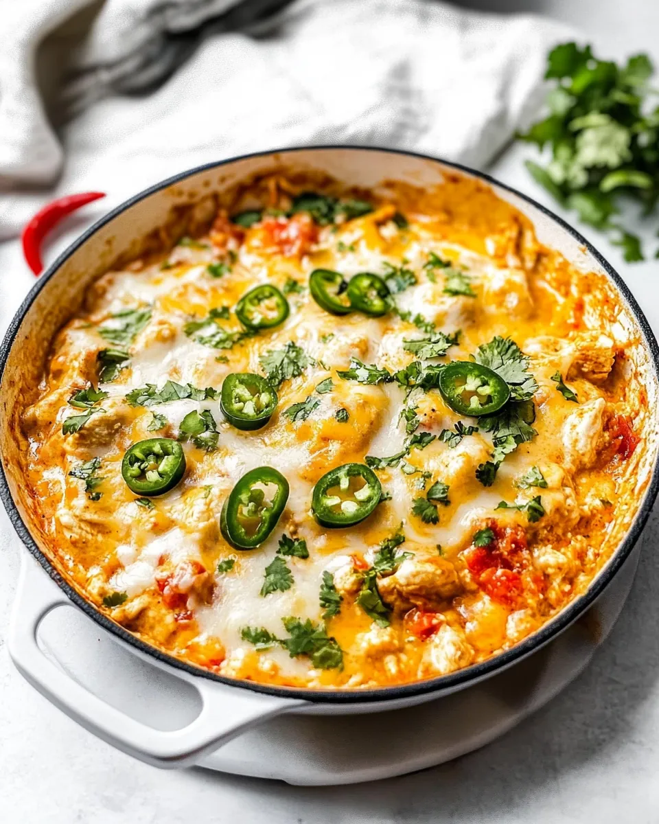Queso Chicken Skillet