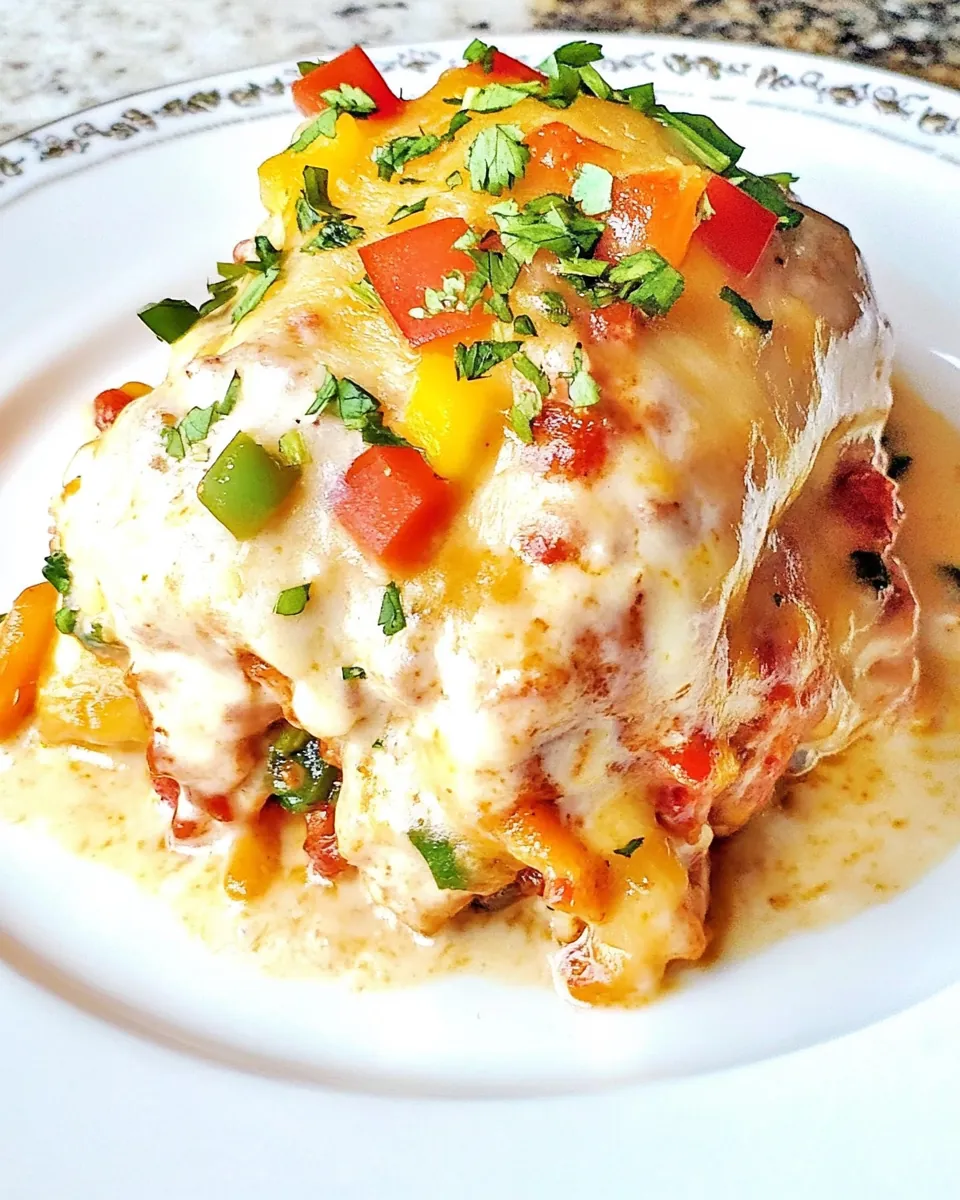 Queso Smothered Chicken