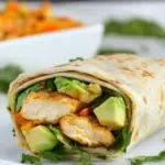Crispy Chicken and Avocado Burrito Wraps