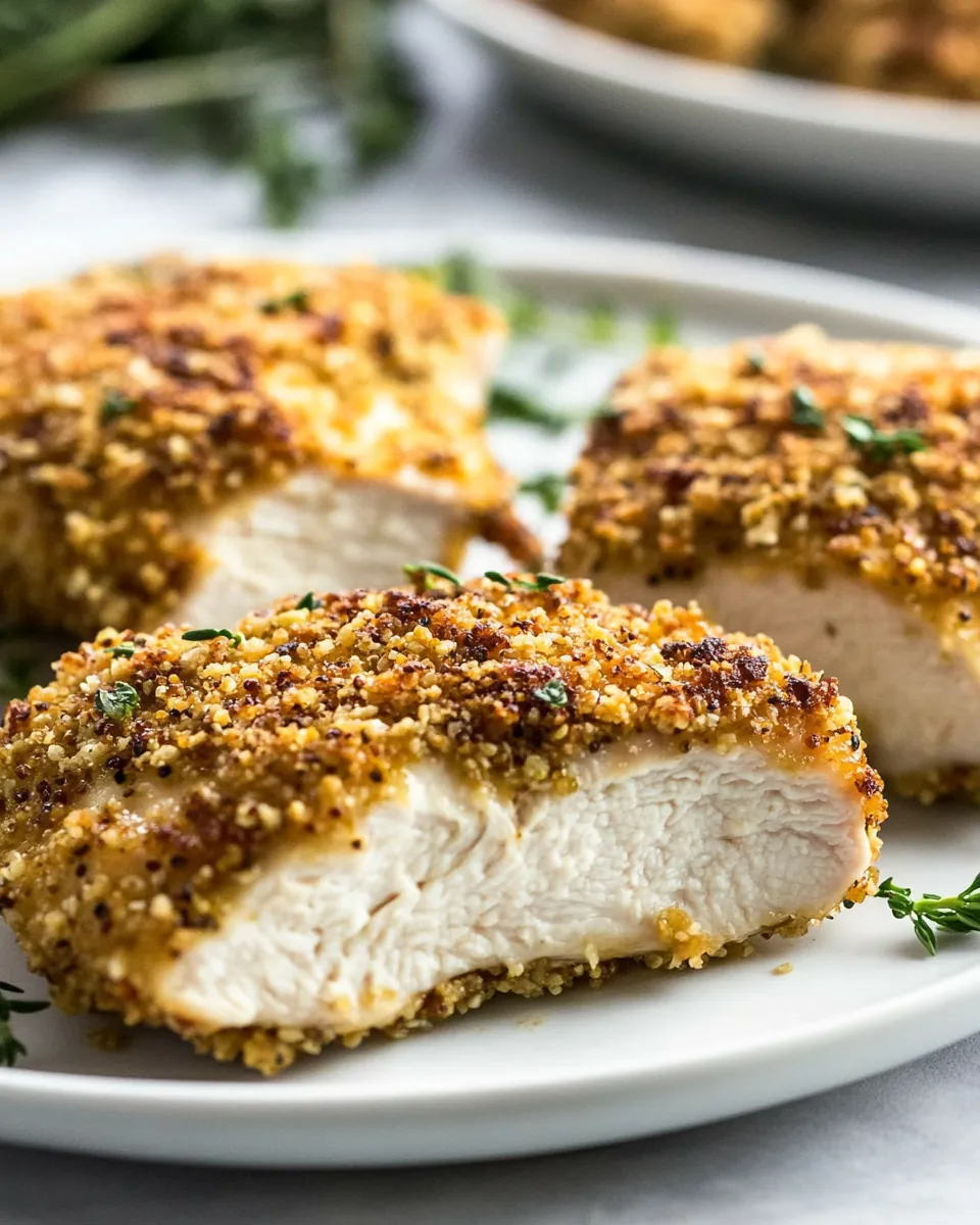 Quinoa Crusted Chicken