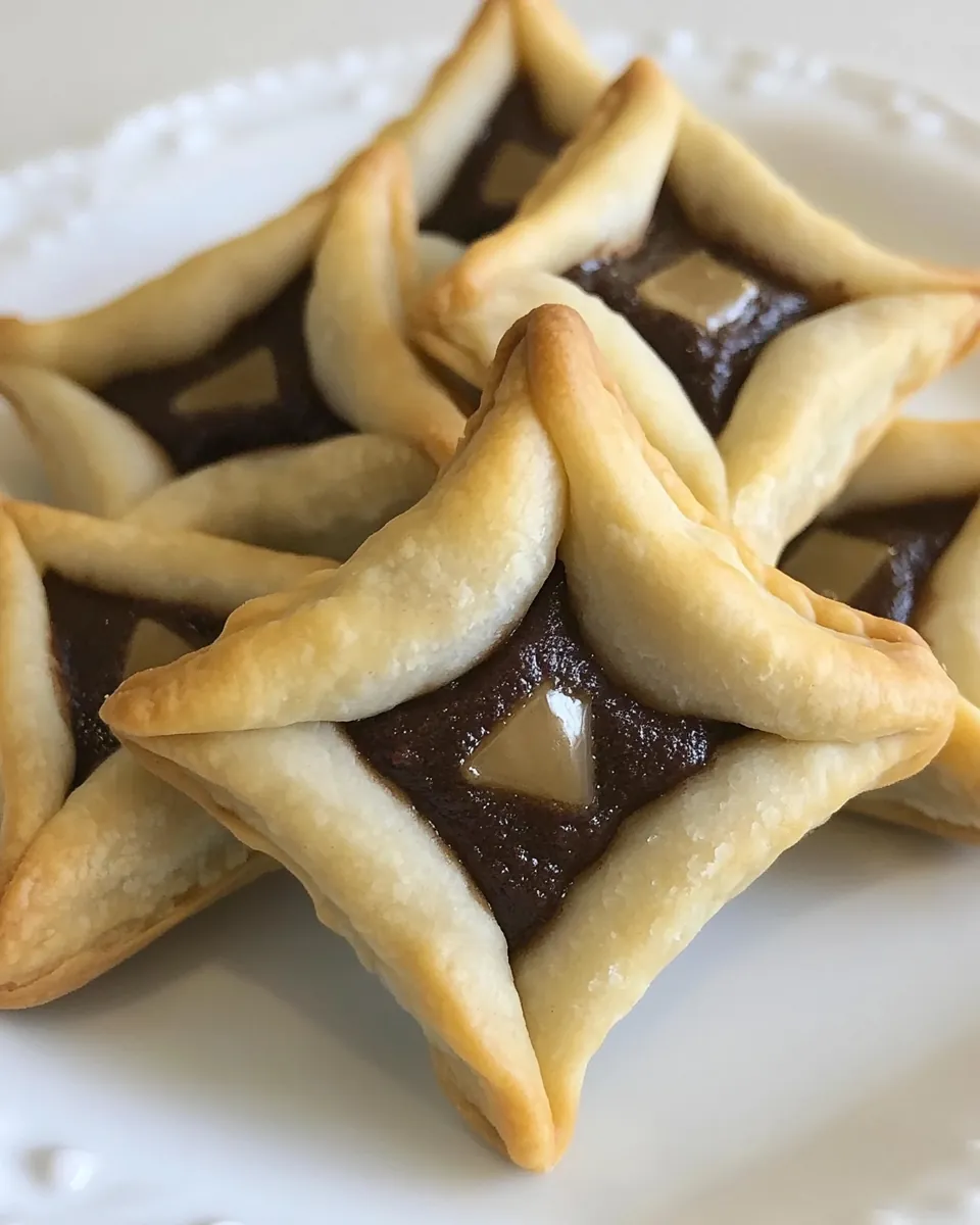 Chocolate Cream Cheese Hamantaschen