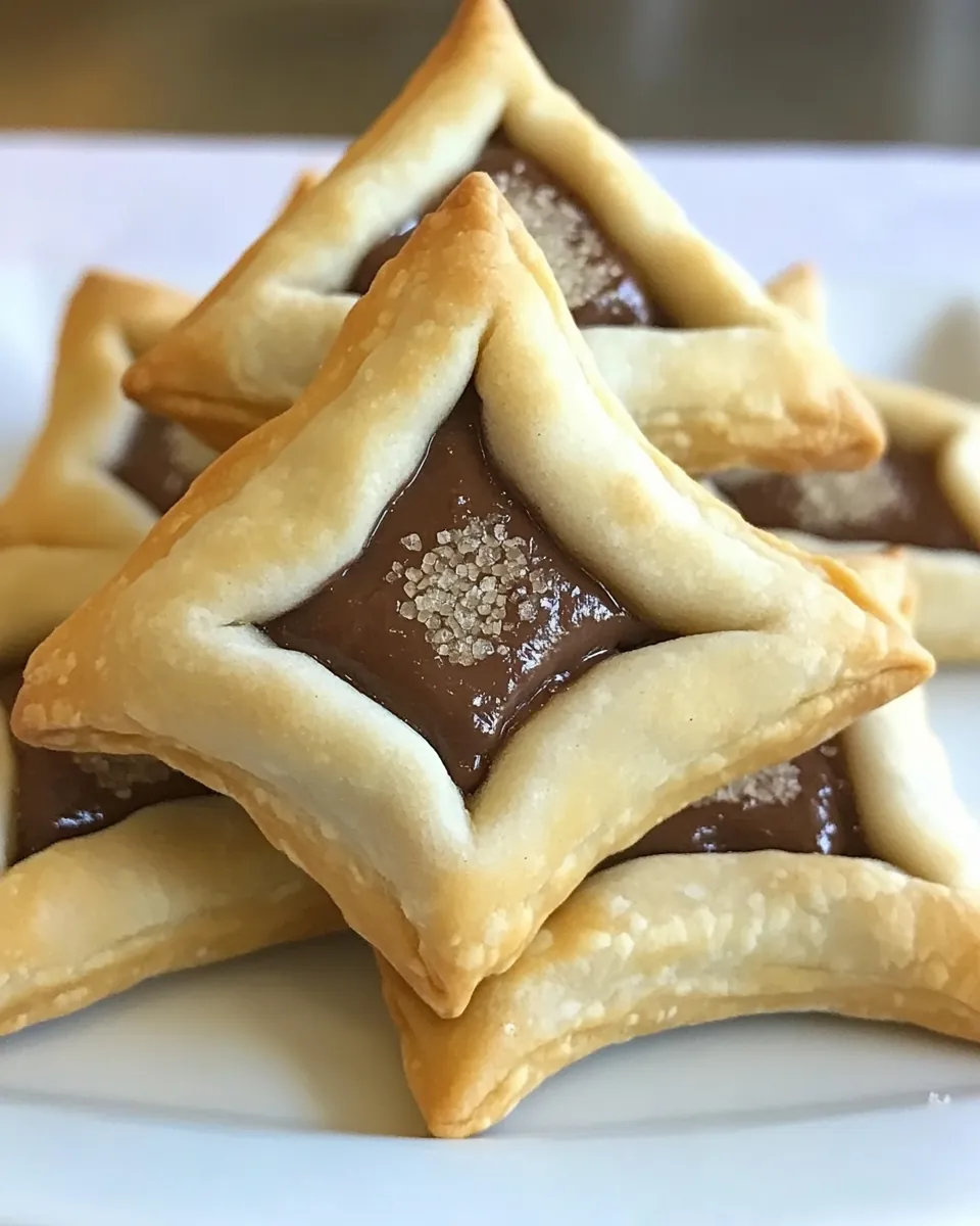 Chocolate Cream Cheese Hamantaschen