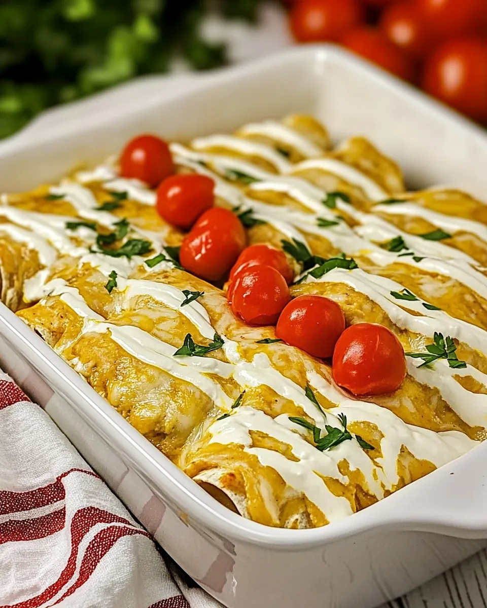 Ranch Chicken Enchiladas