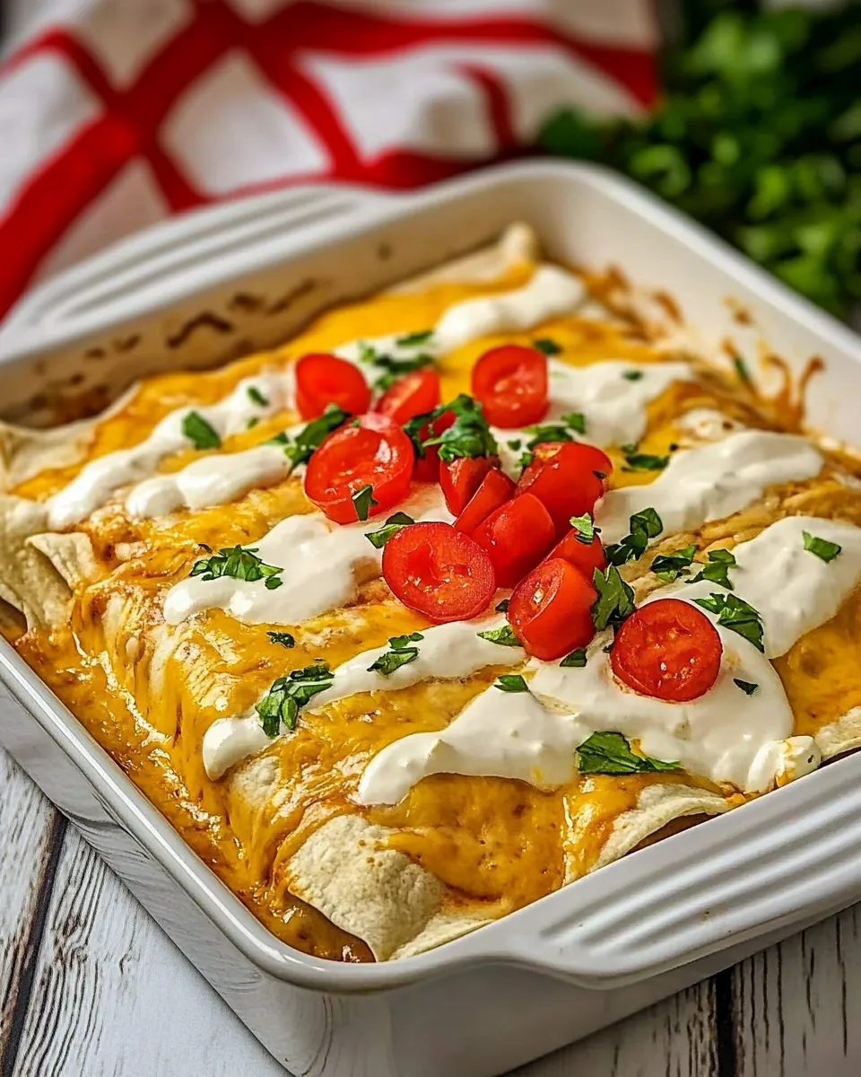 Ranch Chicken Enchiladas
