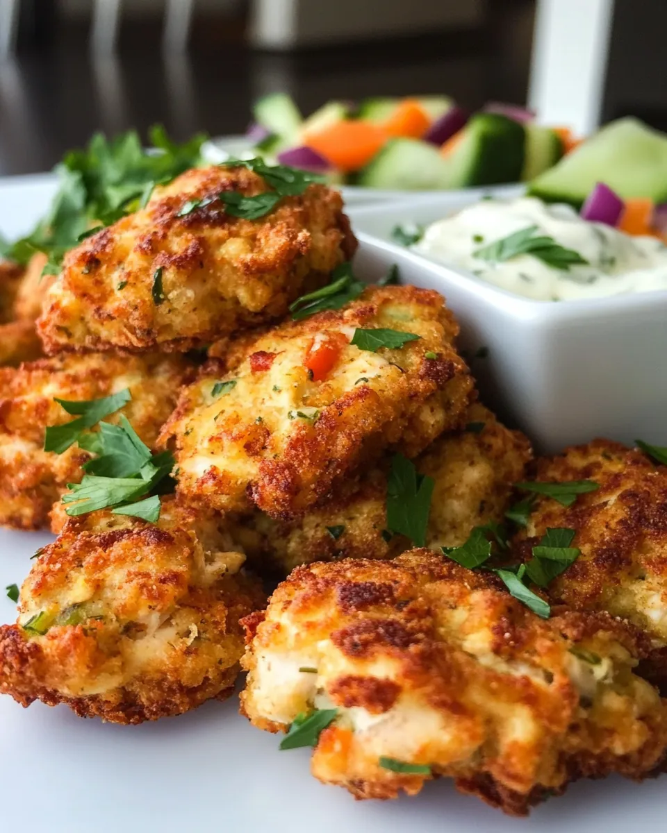 Ranch Chicken Fritters