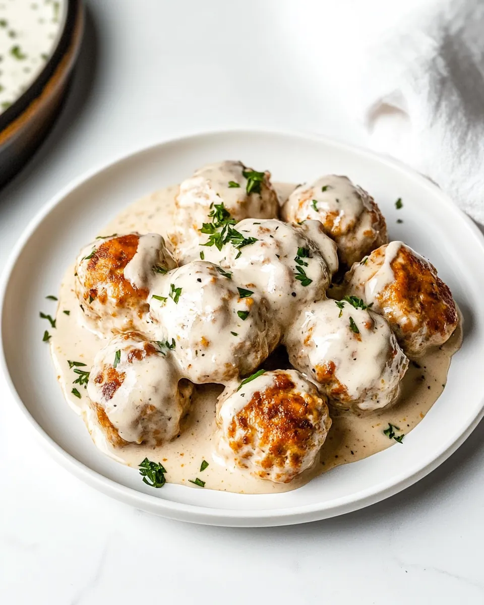 Ranch Chicken Meatballs