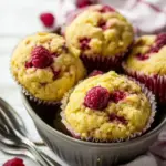 Raspberry Lemon Cornmeal Muffins