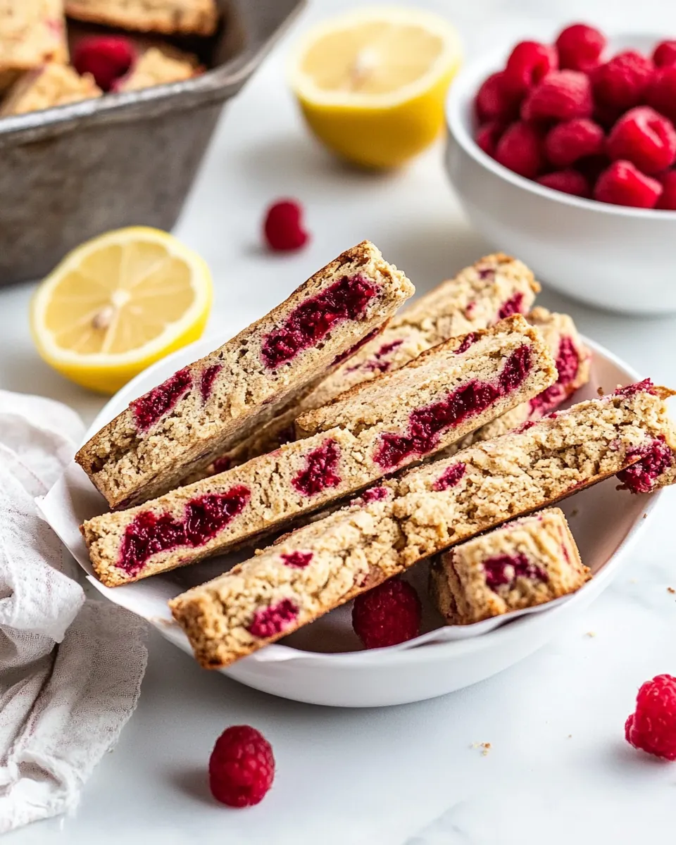 Raspberry Lemonade Biscotti