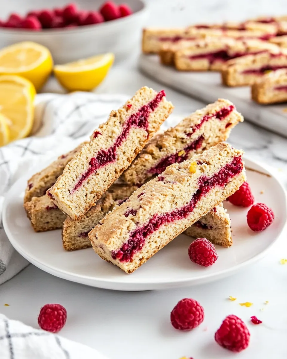 Raspberry Lemonade Biscotti