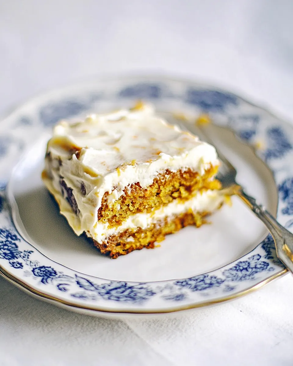 Raw Carrot Cake Slice with Tangy Citrus Frosting
