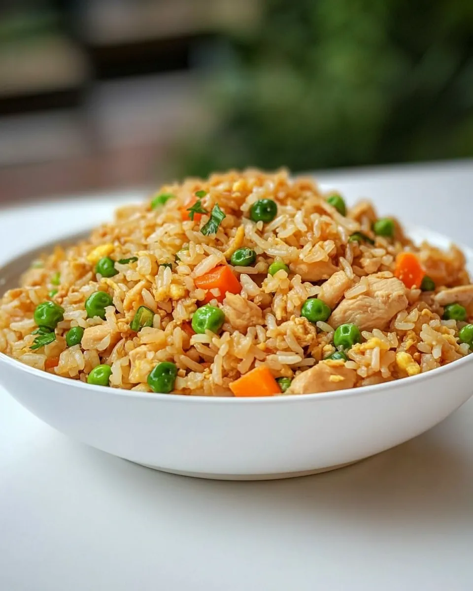 Restaurant Style Chicken Fried Rice