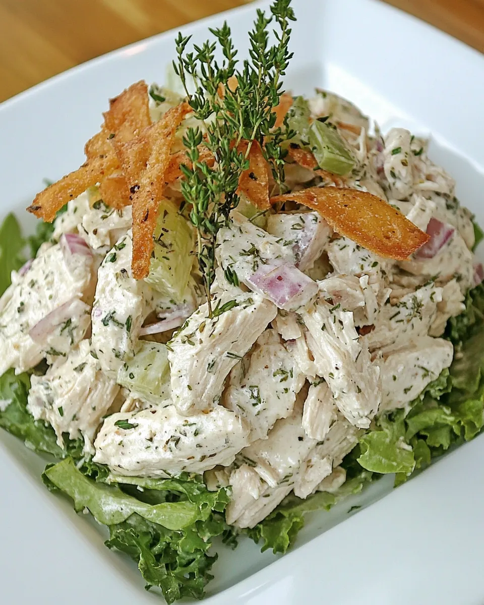 Restaurant Style Chicken Salad