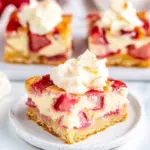 Rhubarb Custard Bars