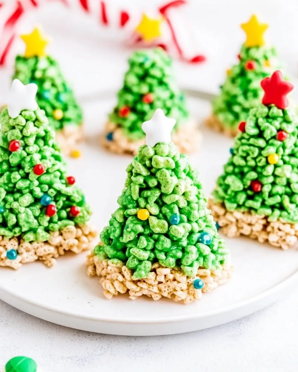 Rice Krispie Christmas Trees