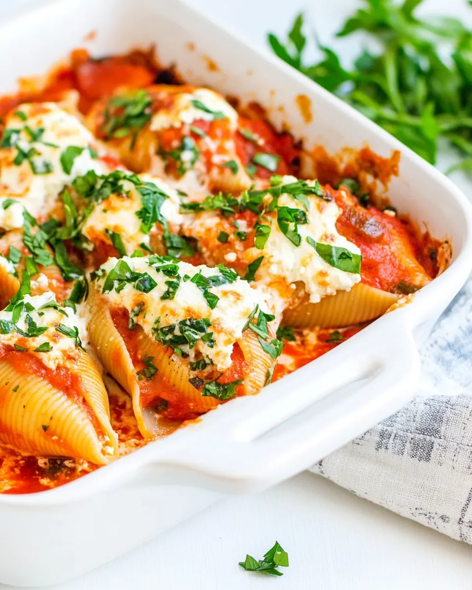 Ricotta Stuffed Shells