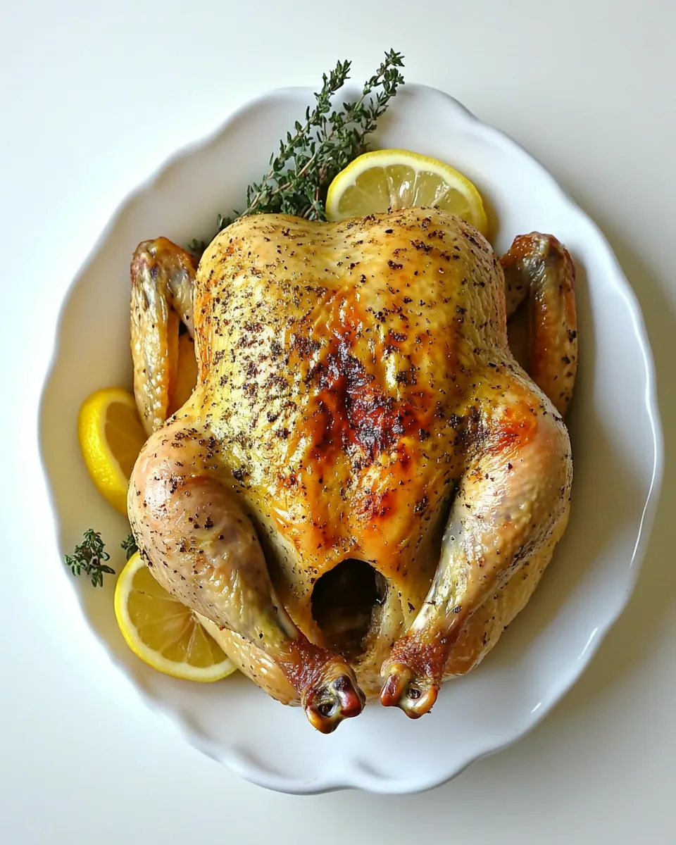 Roast Chicken with Lemon