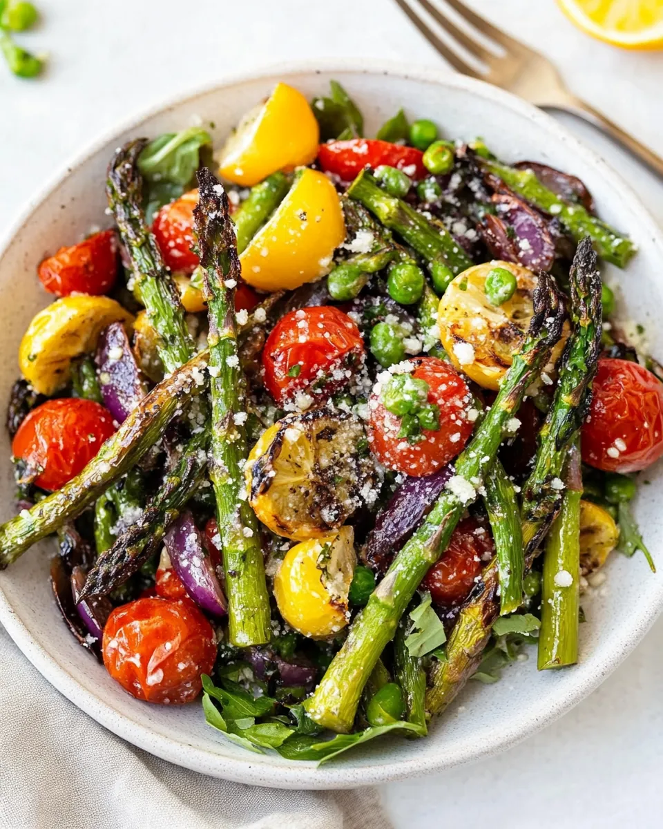 Roasted Asparagus Salad