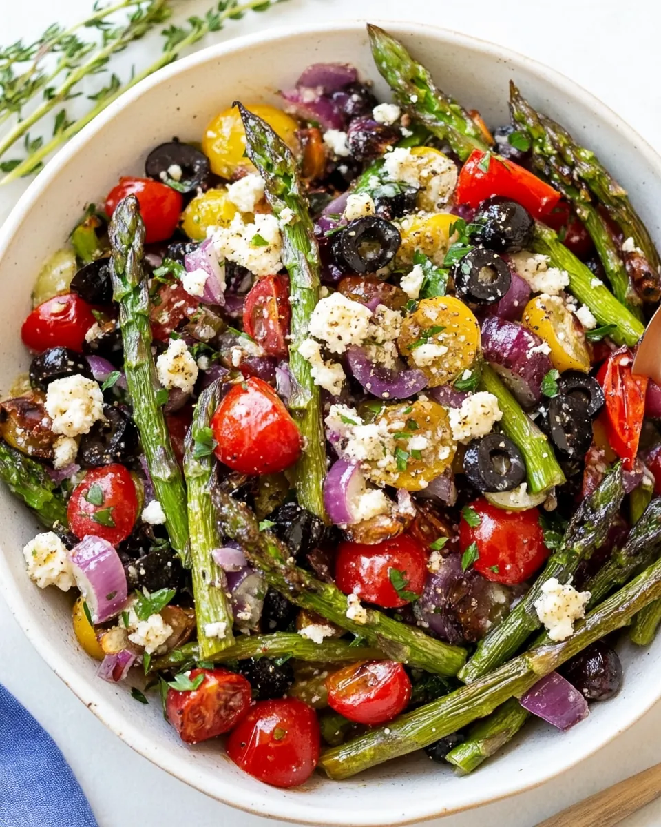 Roasted Asparagus Salad
