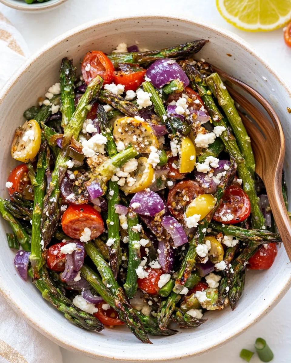 Roasted Asparagus Salad