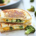 Roasted Broccoli Grilled Cheese