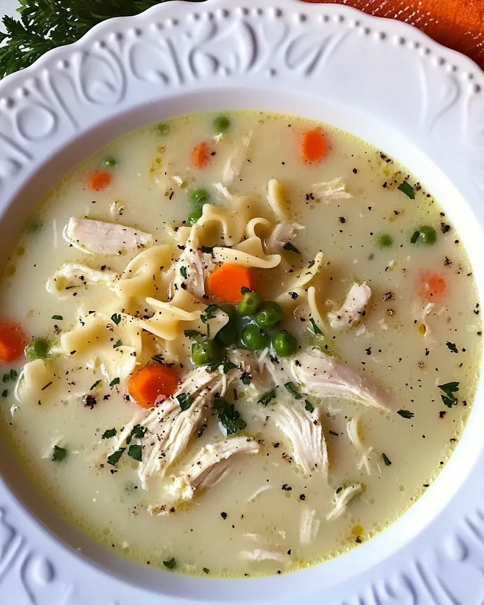 Roasted Chicken Noodle Soup