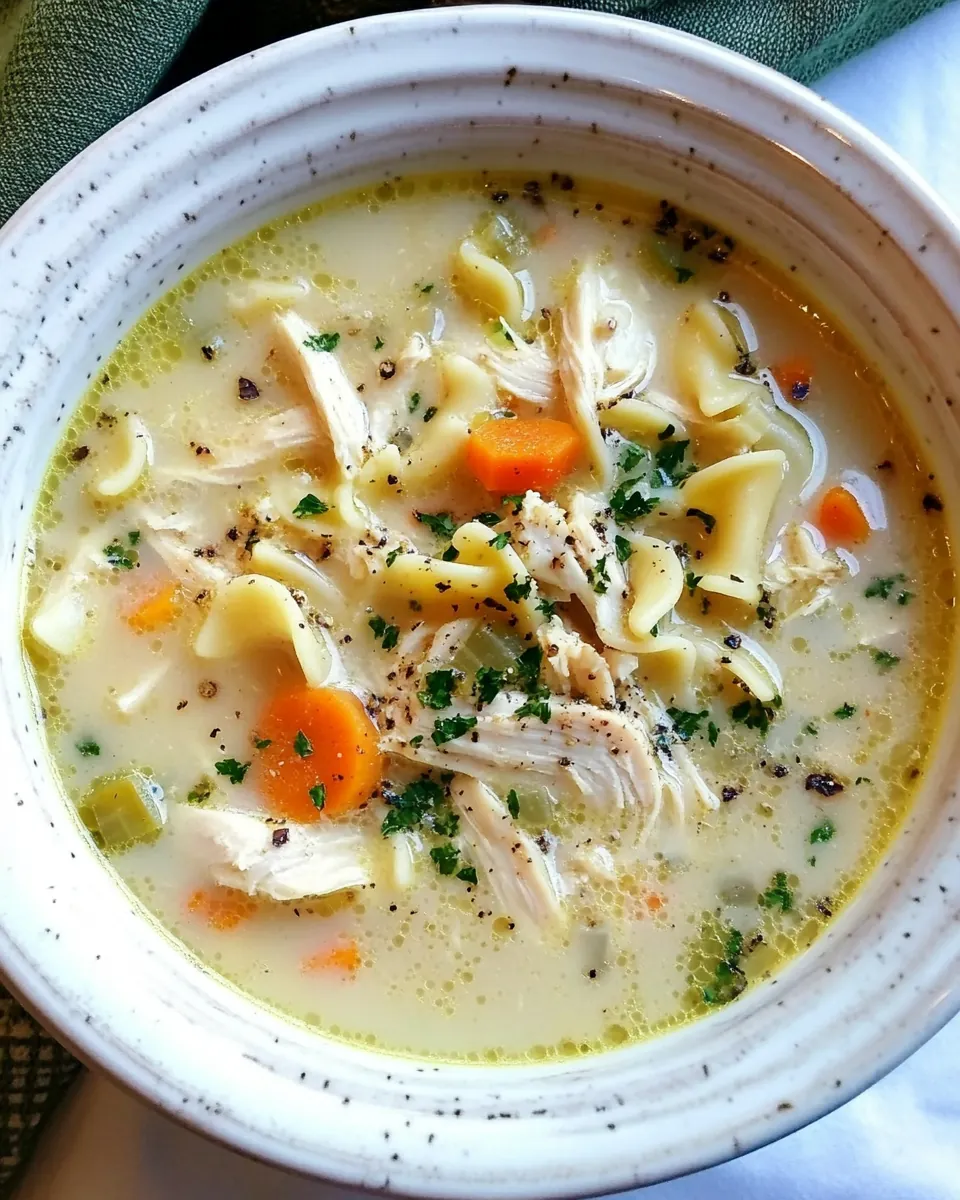 Roasted Chicken Noodle Soup