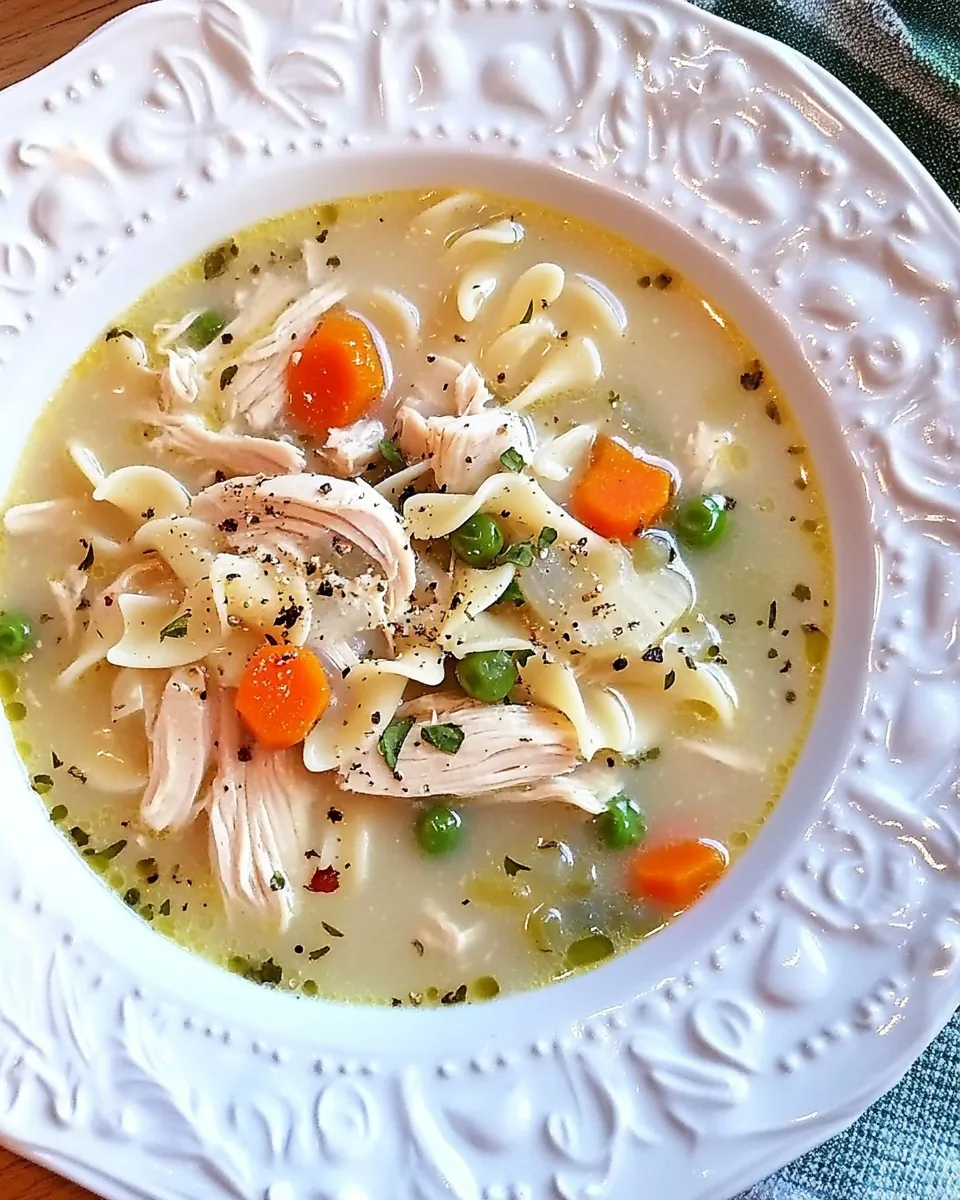 Roasted Chicken Noodle Soup