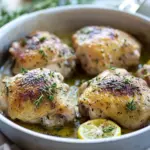 Roasted Chicken Thighs with Garlic