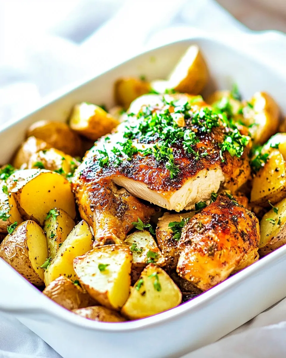 Roasted Chicken and Potatoes