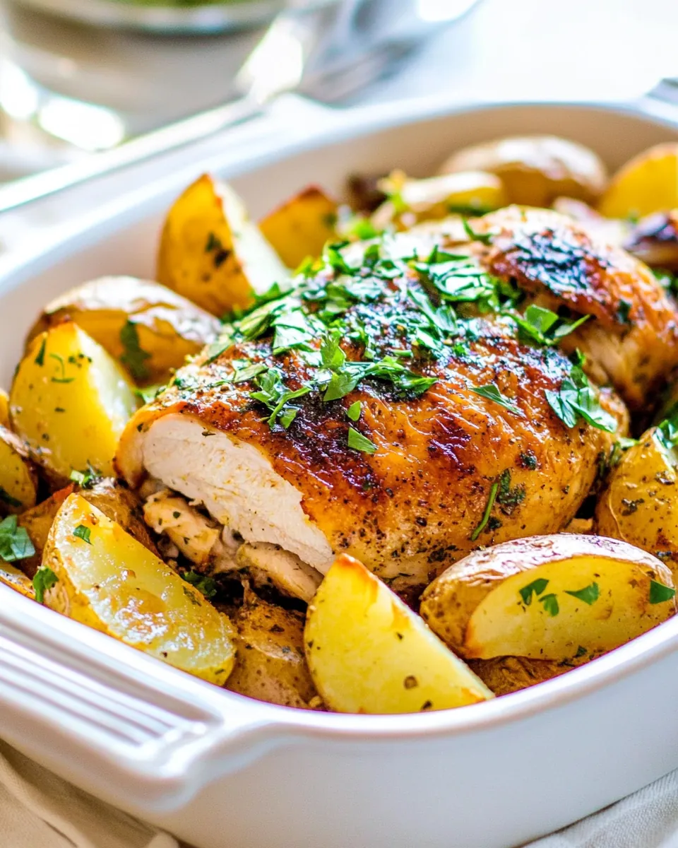 Roasted Chicken and Potatoes