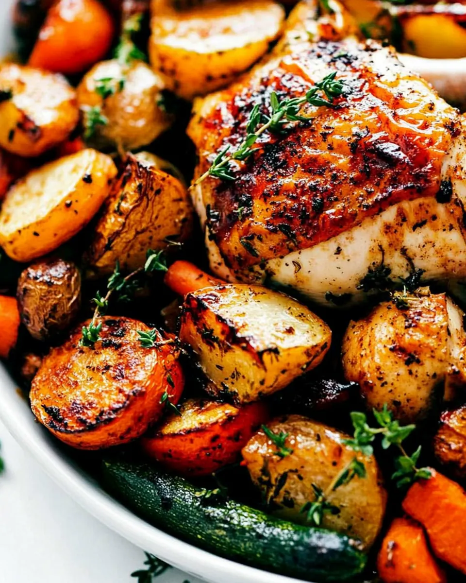 Roasted Chicken and Vegetables