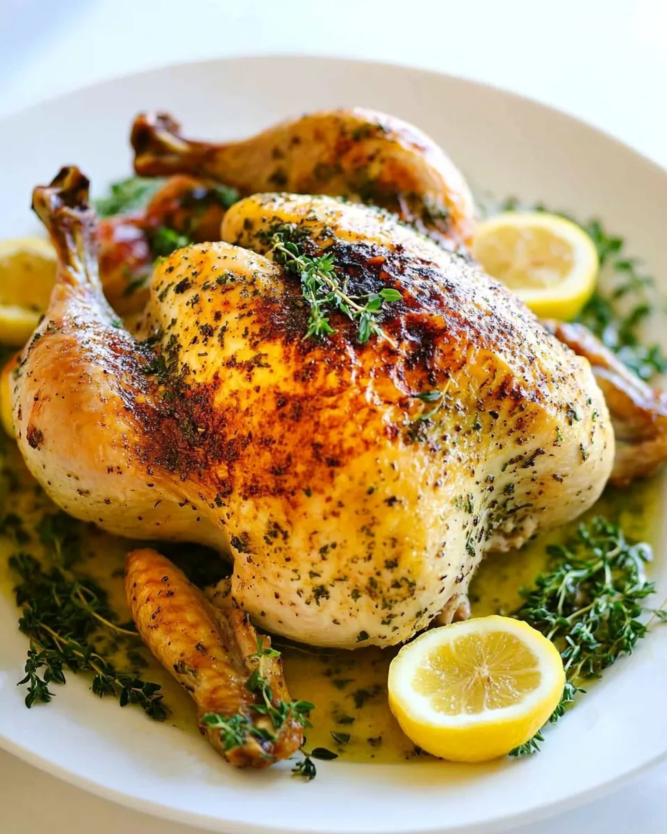 Roasted Chicken with Lemon Curd