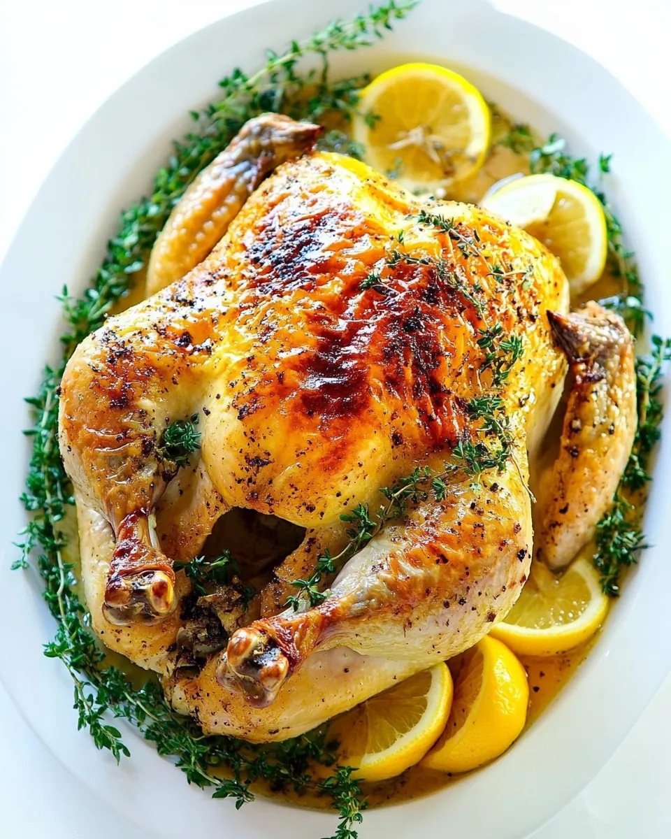Roasted Chicken with Lemon Curd