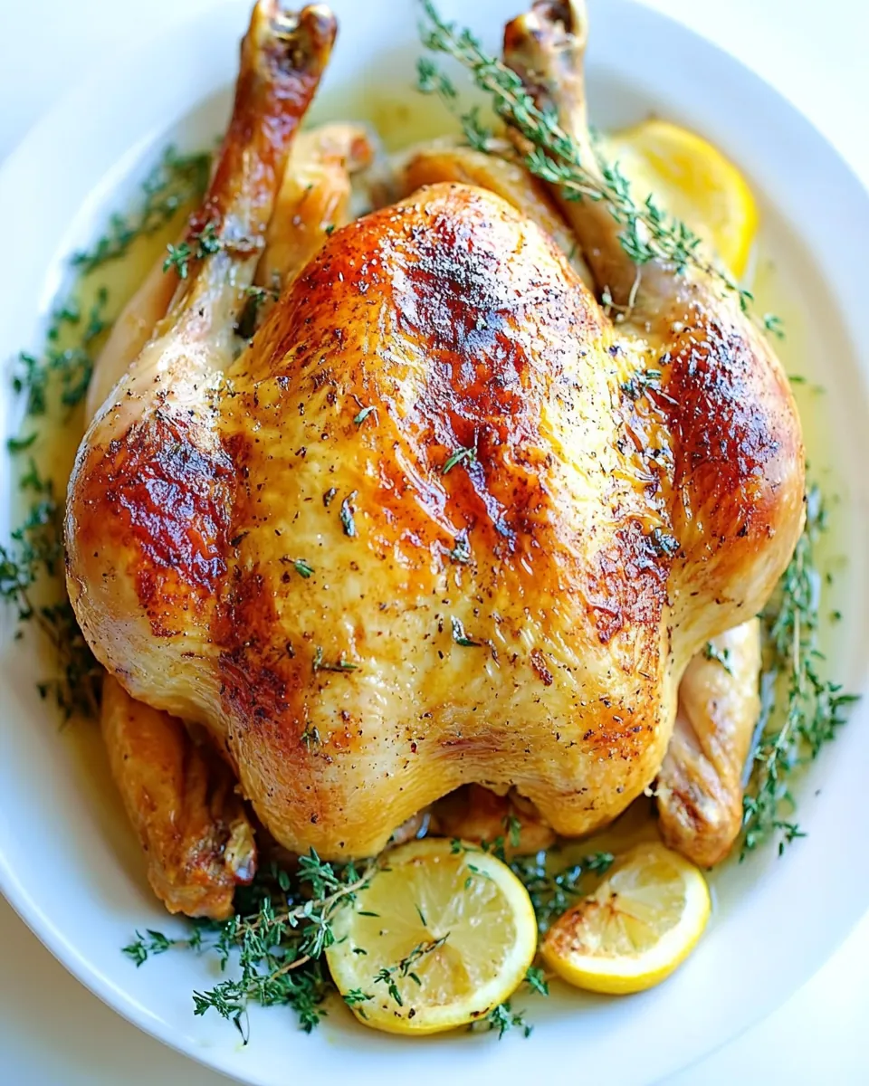 Roasted Chicken with Lemon Curd