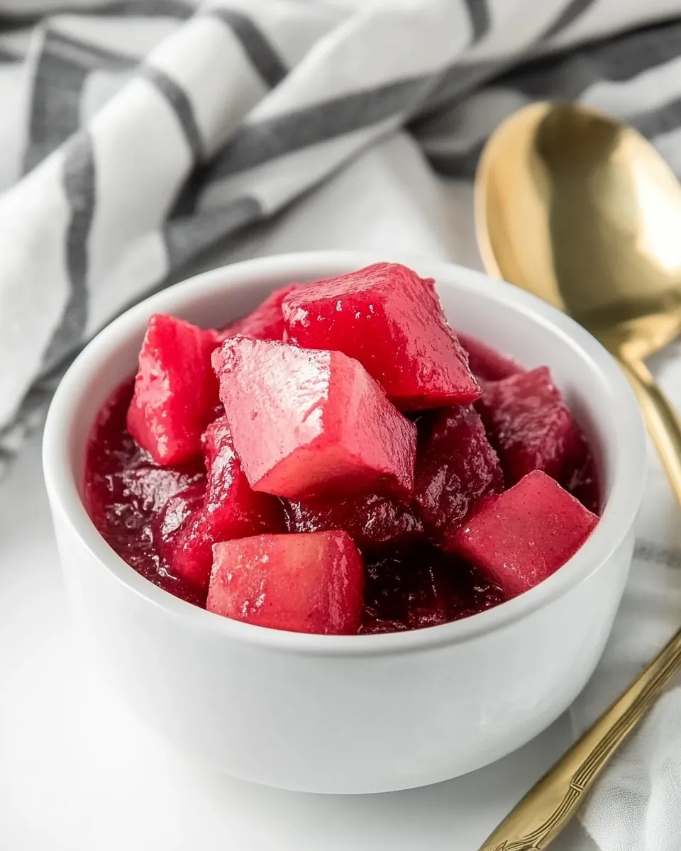 Roasted Rhubarb Compote